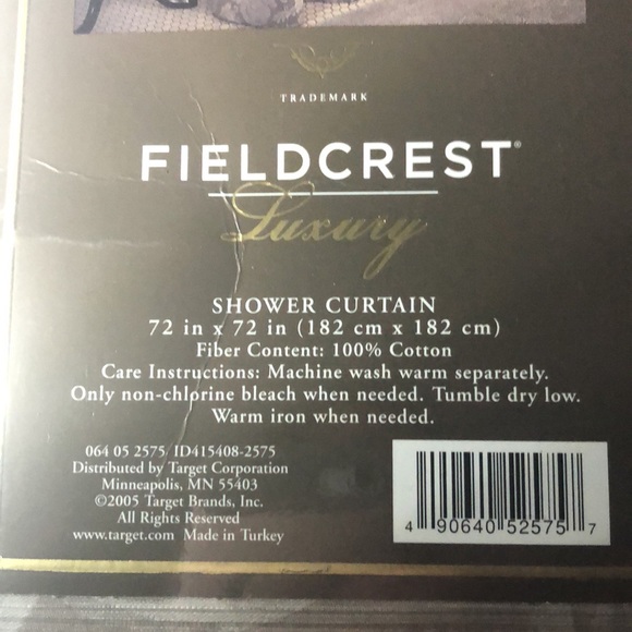 Fieldcrest Bath Fieldcrest Shower Curtain Poshmark